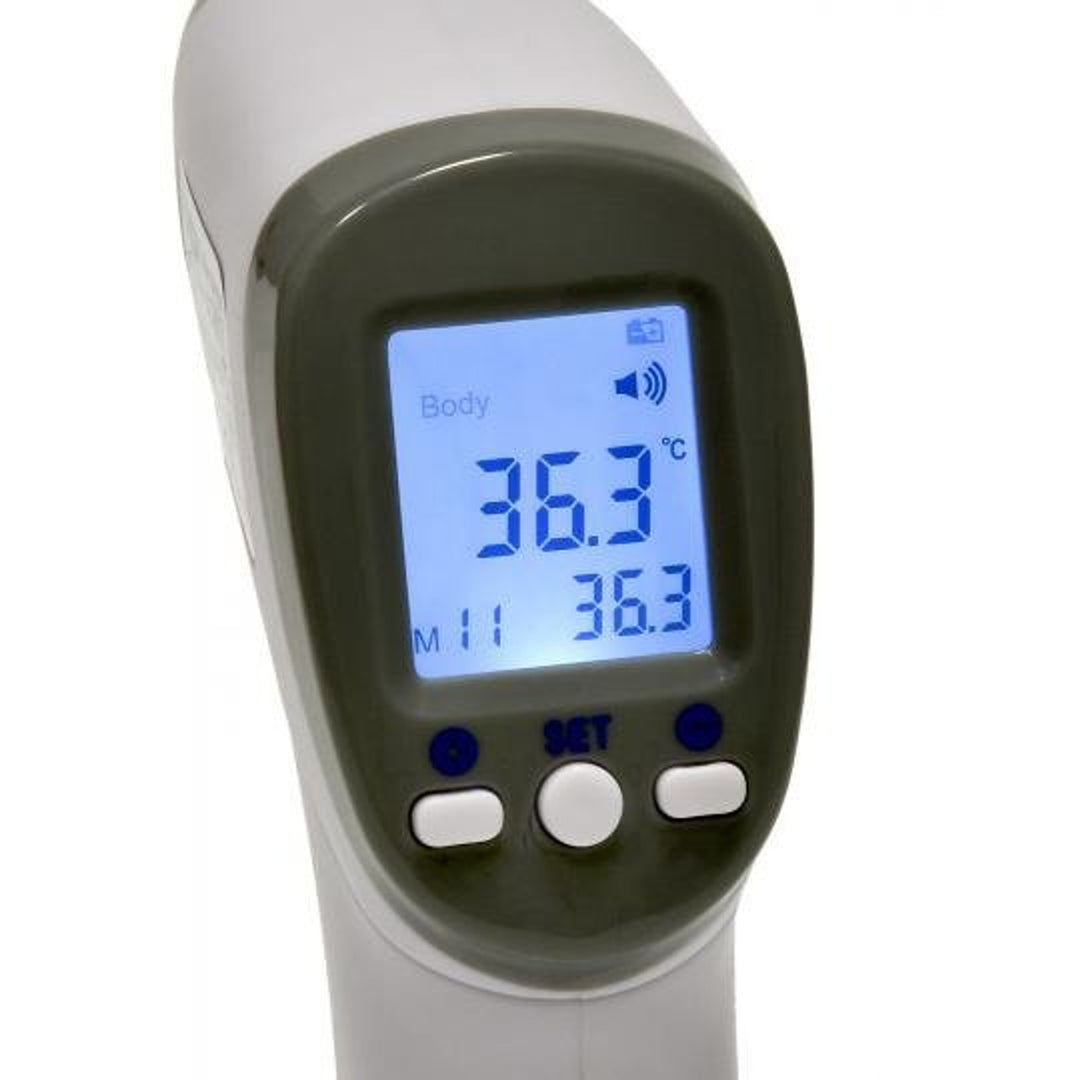 Tech-Med non-contact thermometer, LCD display, memory for 32 results, TM-F03BB