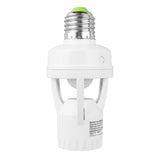 PIR Infrared Motion Sensor Detector Lamp Bulb Holder E27 LED Light Socket Switch MCE24