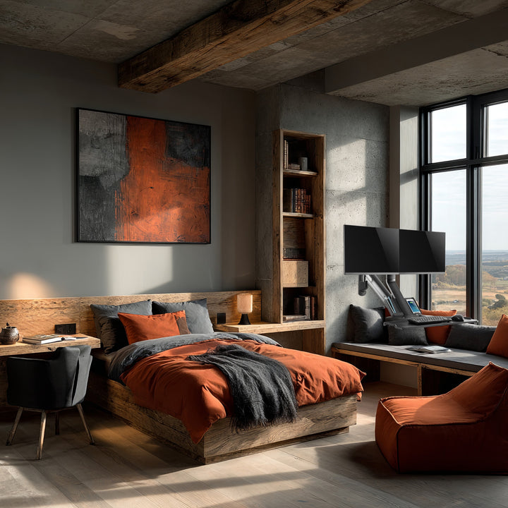 Maclean MC-633 Monatóir Balla Lúibín Sliabh Méarchláir Seilf Suí Seastán Oibre VESA 17" - 32"