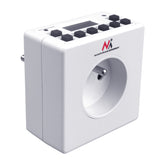 Digital timer, random function, timer, 10 programs, max 156 programs, type E, 3600W, Maclean MCE30