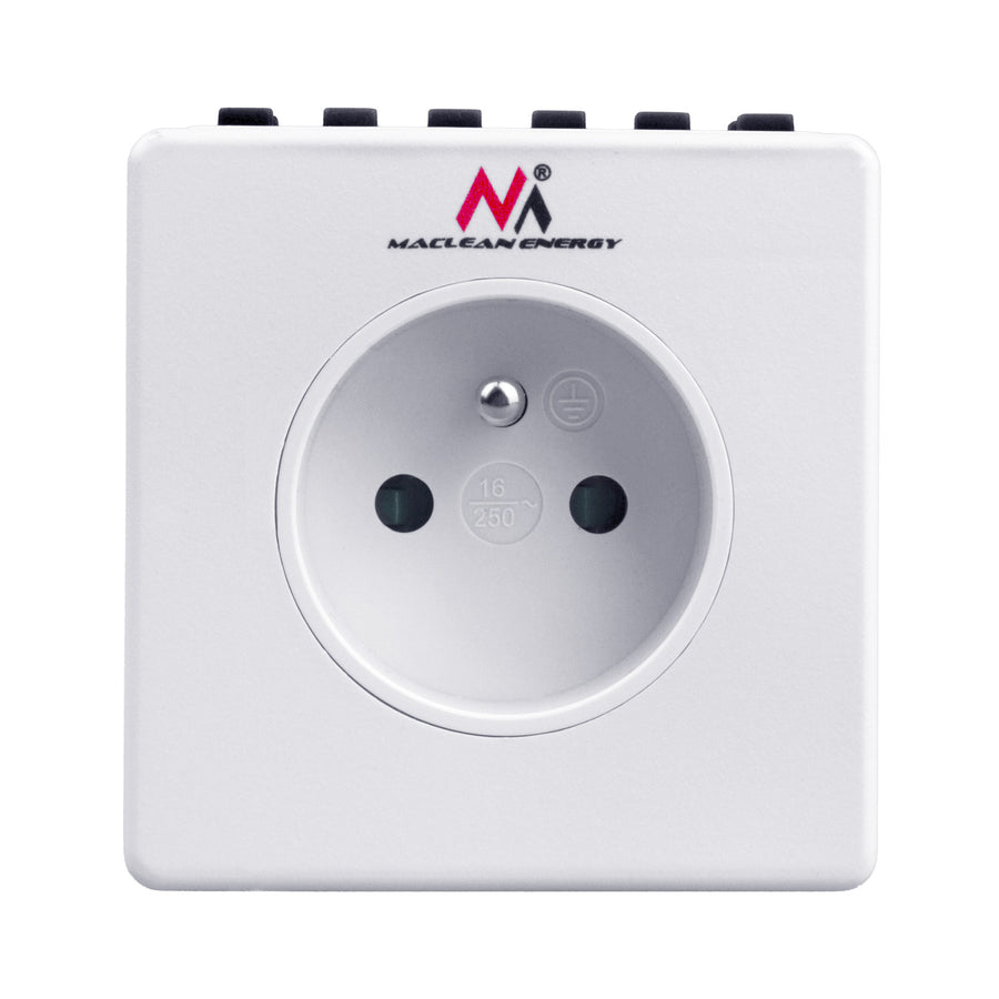 Digital timer, random function, timer, 10 programs, max 156 programs, type E, 3600W, Maclean MCE30