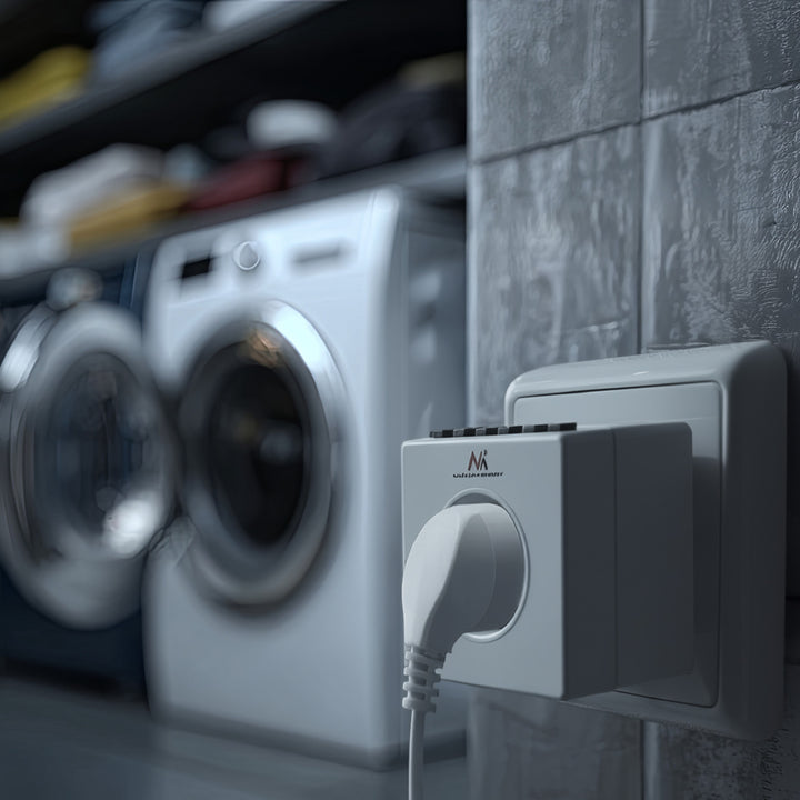 Digital timer, random function, timer, 10 programs, max 156 programs, type E, 3600W, Maclean MCE30