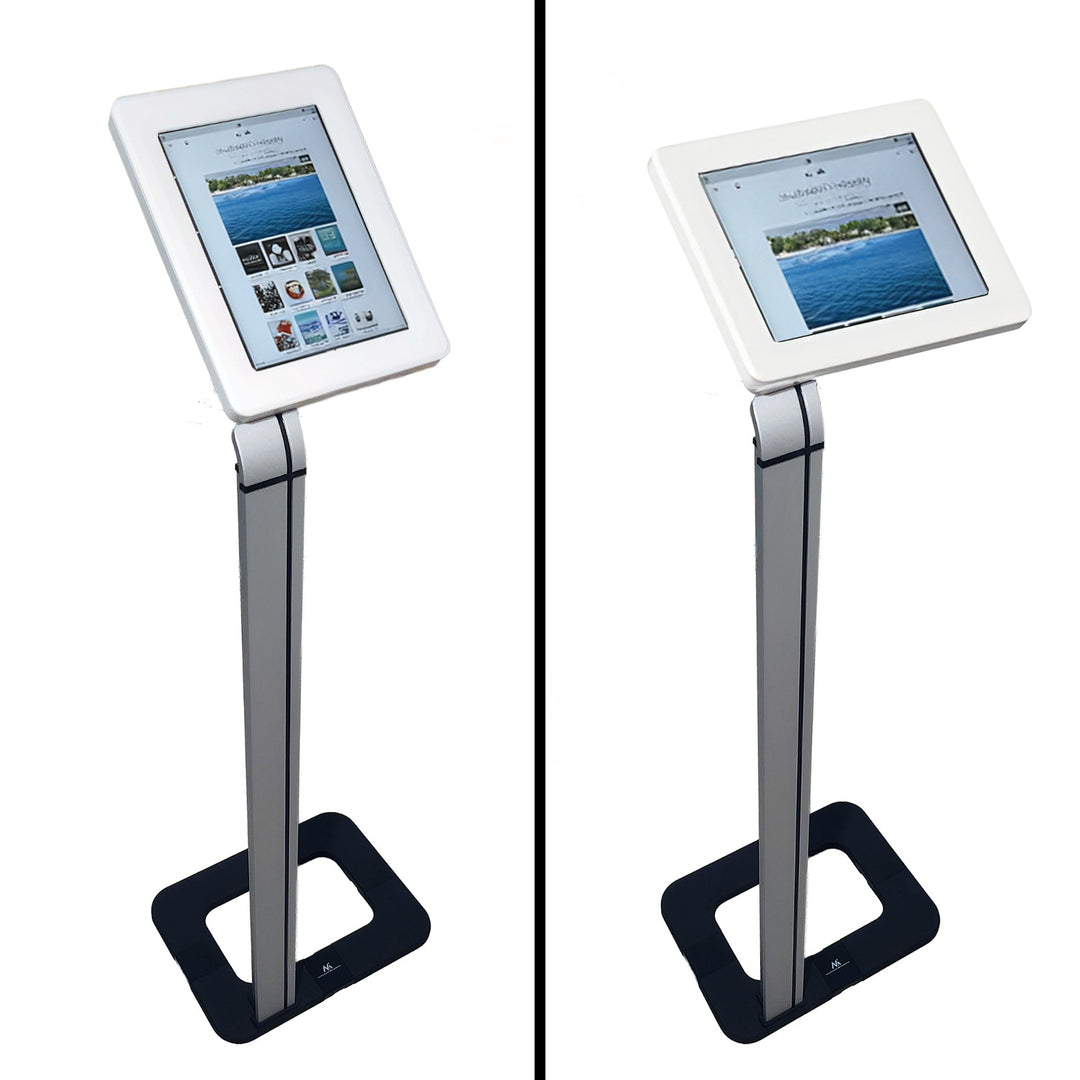 Maclean MC-645 Anti Theft Floor Tablet Stand Secure Lock Universal Display VESA iPad Samsung Galaxy