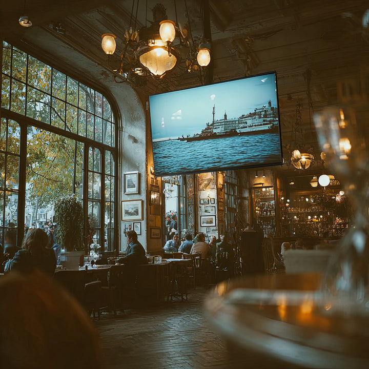 Maclean MC-803 Universal TV Bracket Ceiling Mount LCD OLED QLED Plasma 23'' - 100" 50kg VESA