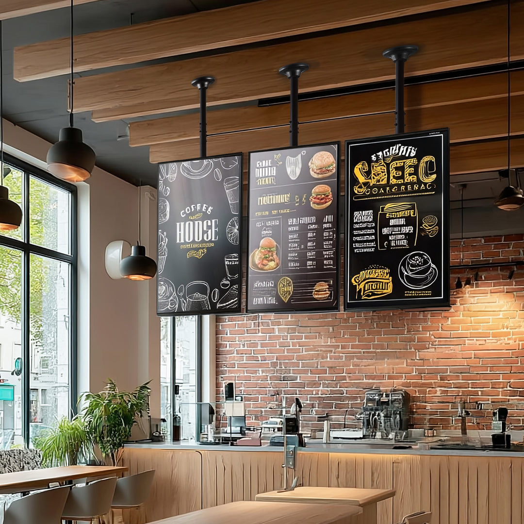 Maclean MC-803 Universal TV Bracket Ceiling Mount LCD OLED QLED Plasma 23'' - 100" 50kg VESA