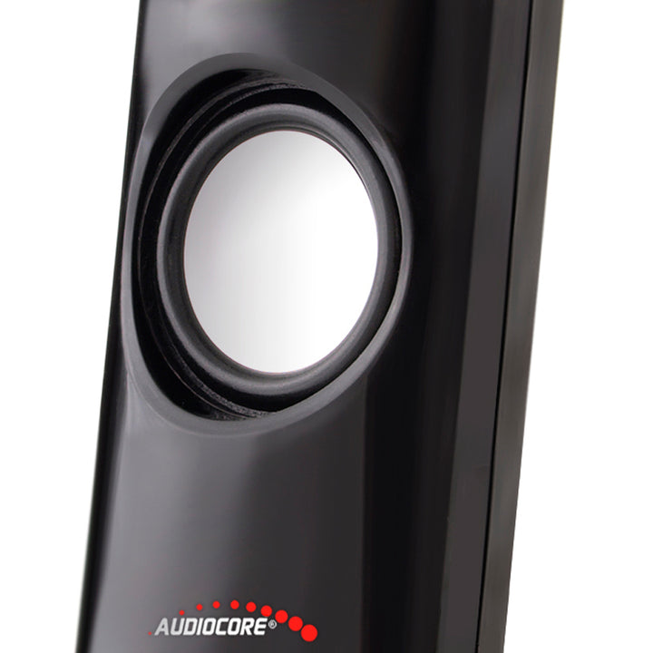 Audiocore AC870 Computer Stereo Speakers 8W PC Laptop USB Jack 3.5mm Connection Volume Control