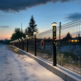 GreenBlue solar LED pole lamp, 60x40mm, envelope canopy, GB125