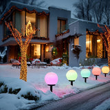 GreenBlue GB122 Garden Solar Lamp Ball LED Battery Light Patio Balcony S M L XL White / Multicolour