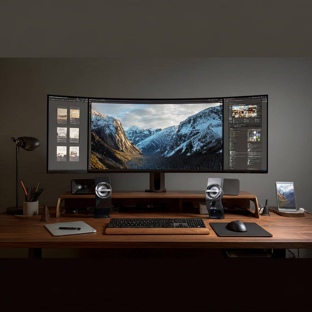 Cainteoirí Steirió Ríomhaire Audiocore AC805 do ríomhaire glúine, 2.0 Córas Steirió, USB Powered, 6W RMS Power