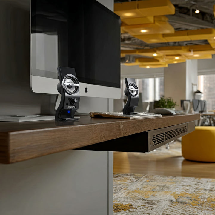 Cainteoirí Steirió Ríomhaire Audiocore AC805 do ríomhaire glúine, 2.0 Córas Steirió, USB Powered, 6W RMS Power