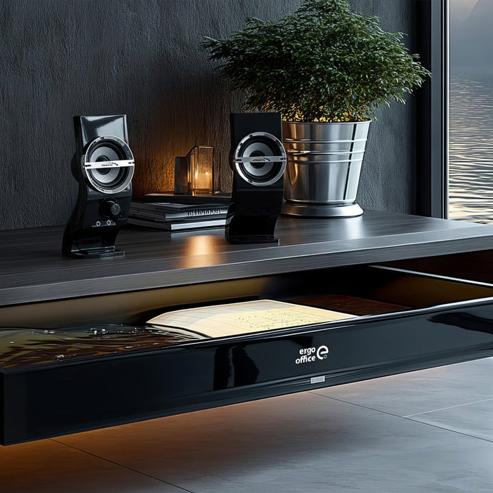 Cainteoirí Steirió Ríomhaire Audiocore AC805 do ríomhaire glúine, 2.0 Córas Steirió, USB Powered, 6W RMS Power