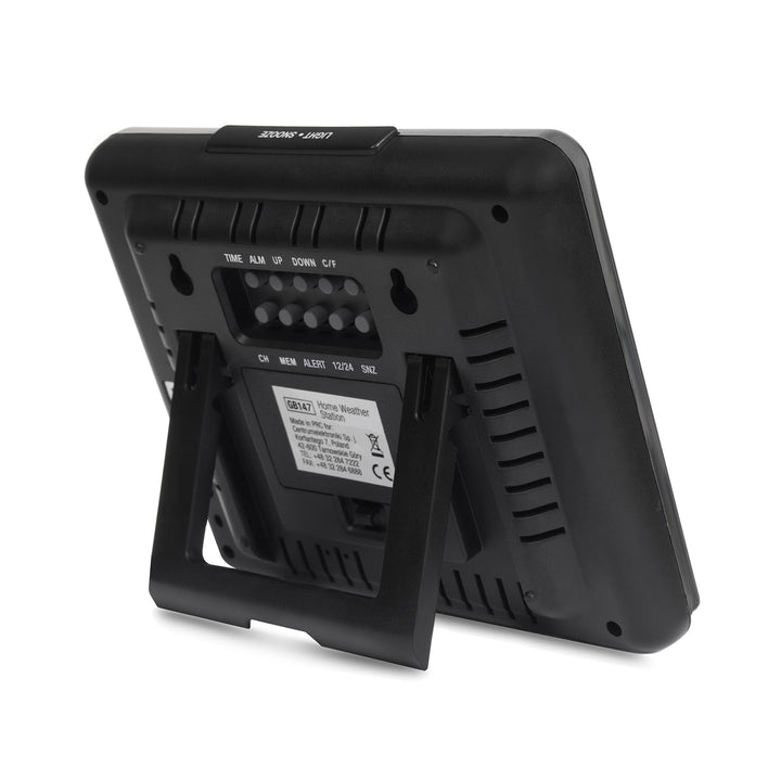 GreenBlue GB147W DCF Weather Station Outdoor Sensor Temperature Moon Humidity Alarm Clock Battery