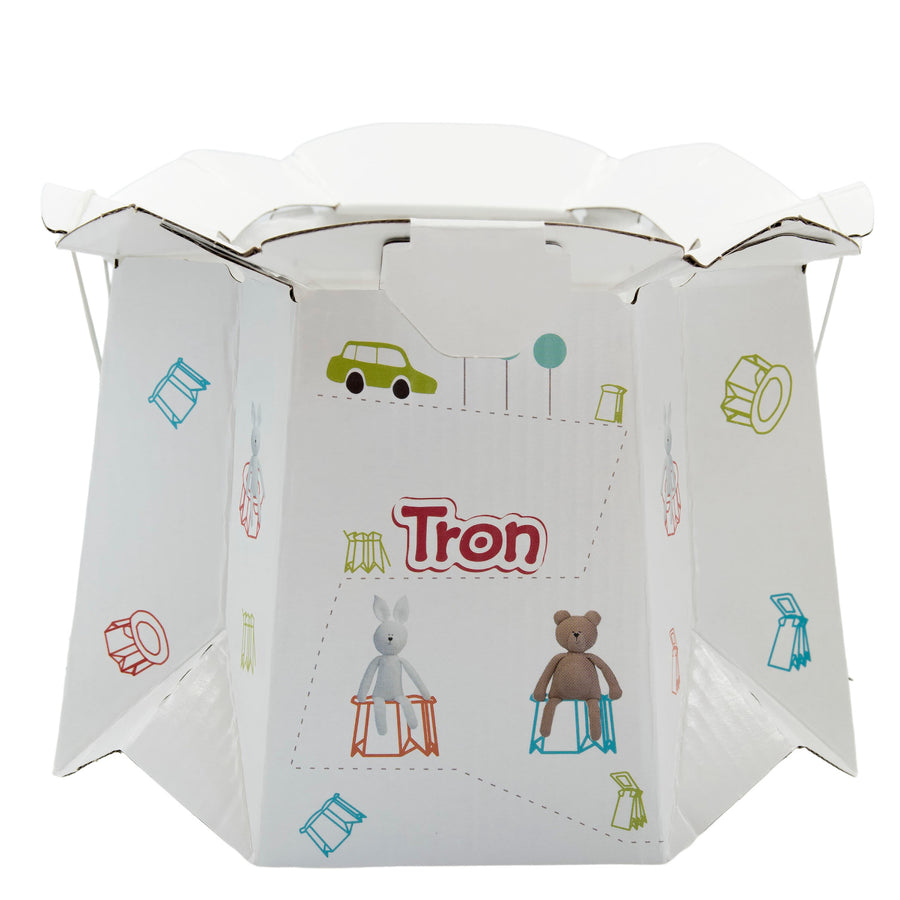 Tron Disposable Potty Children Kids Folding Toilet Travel Camping Ecological Compact