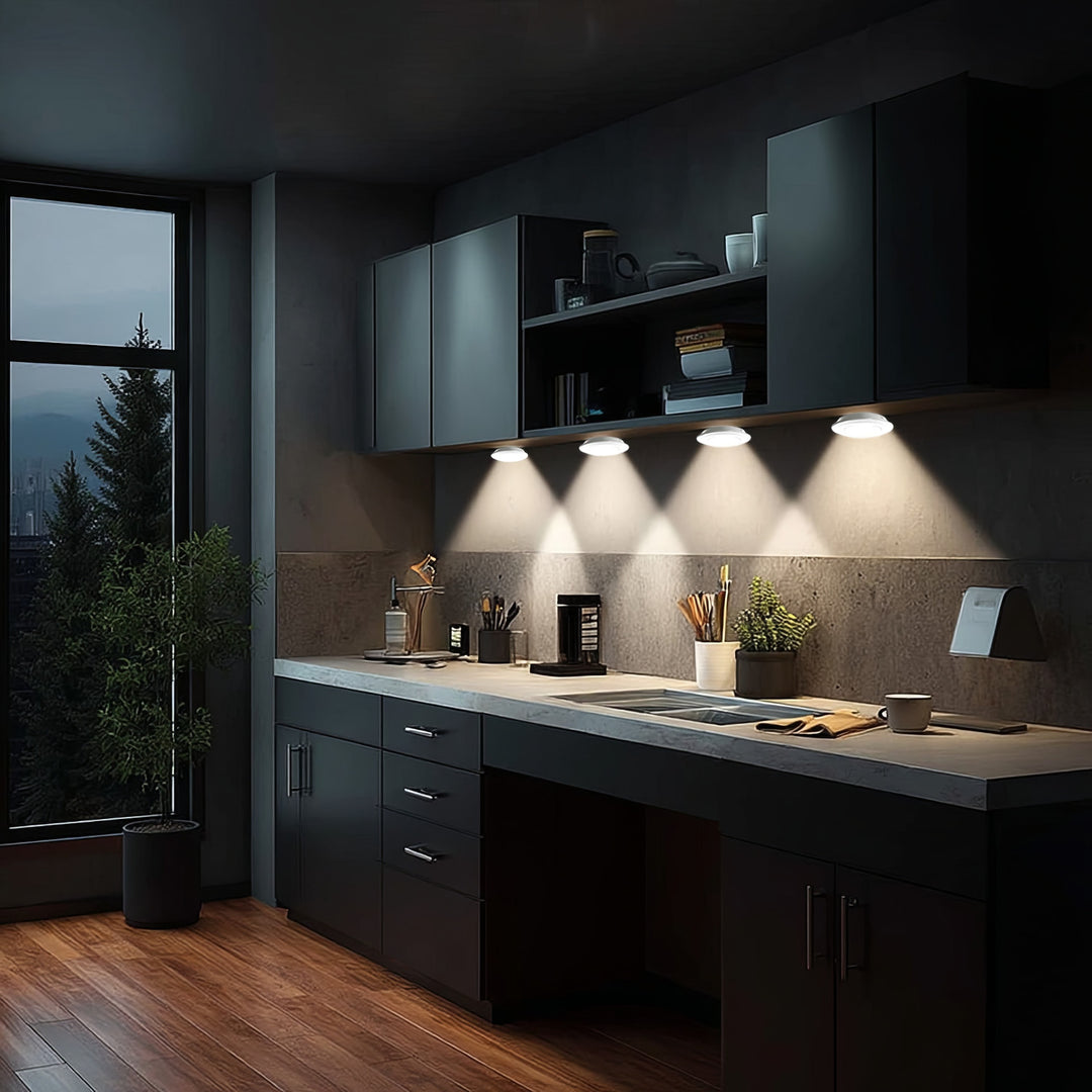 Maclean Energy MCE165 6 x LED Lamps Light Set 6 PCS Remote Control AAA Battery