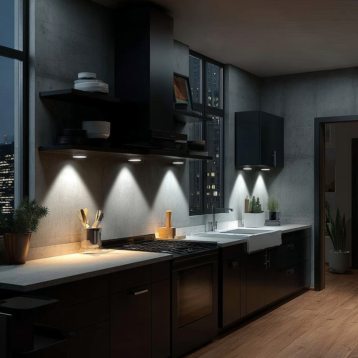 Maclean Energy MCE165 6 x LED Lamps Light Set 6 PCS Remote Control AAA Battery