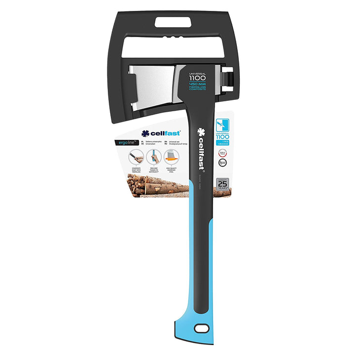 Cellfast axe, universal, hardened steel, 450 mm, U1100