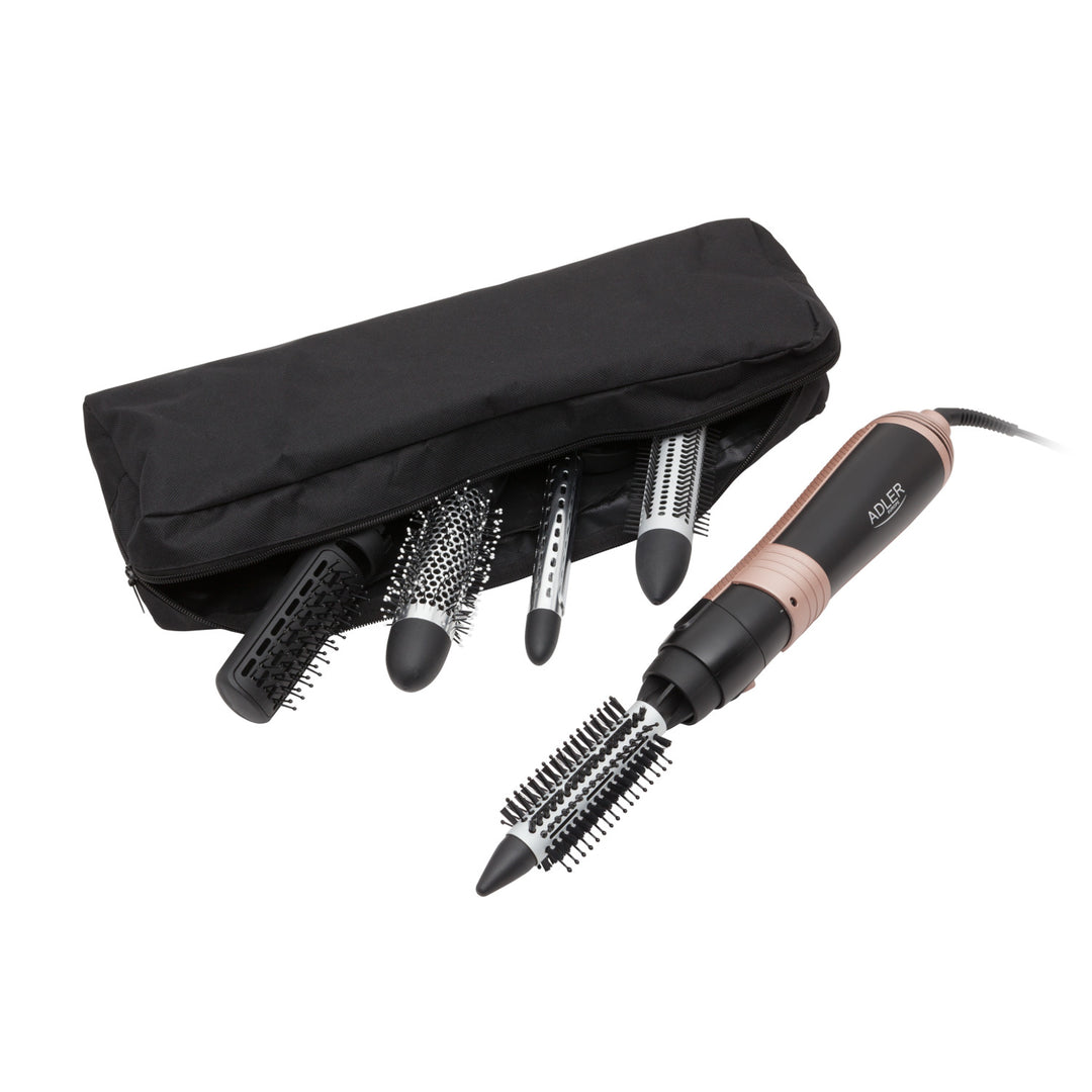 Adler curling-drying iron, multifunctional, 6 attachments, 2 temperature settings, 1000W, AD 2022