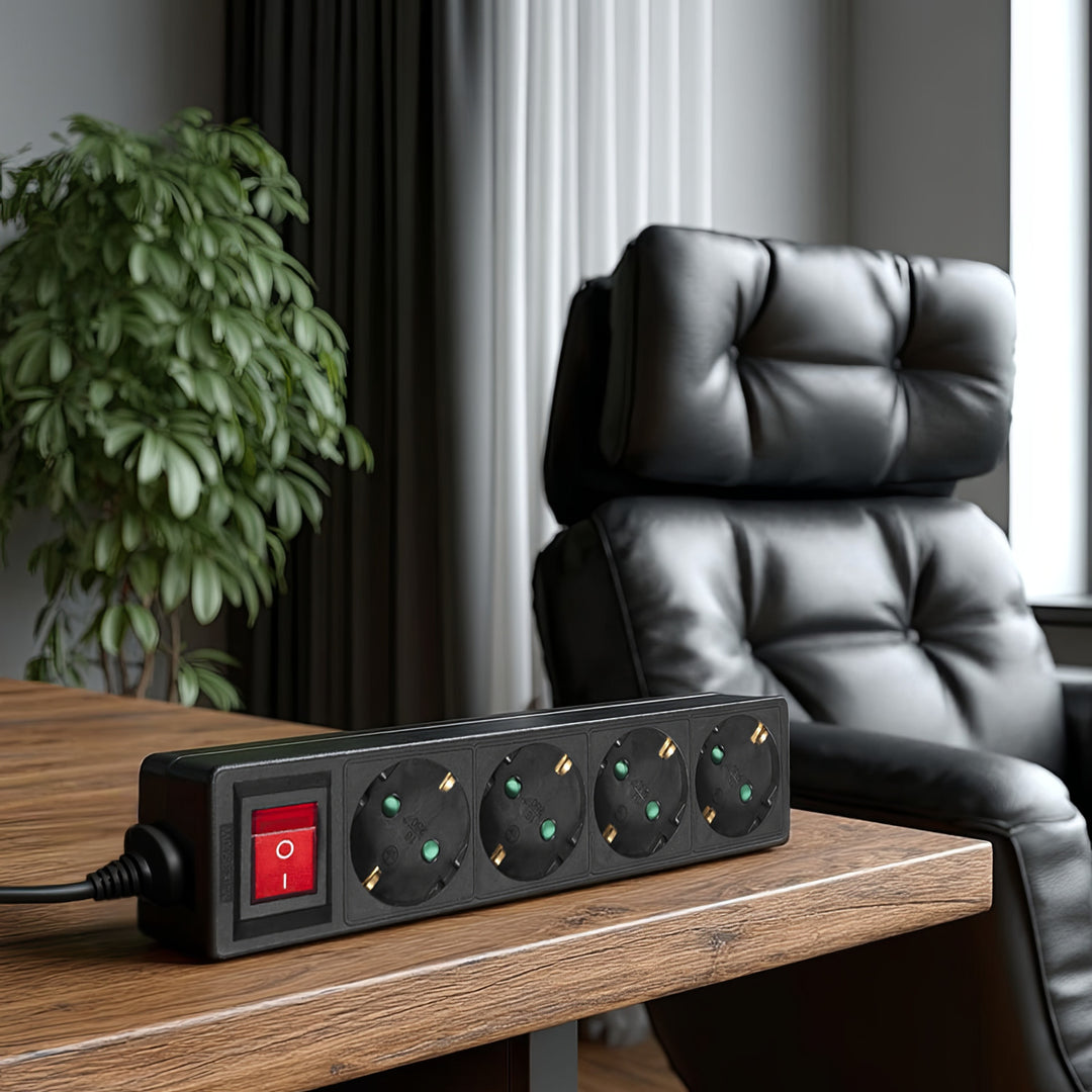 Extension extension cable 4 drawers 5 m German type Maclean MCE194G 3500