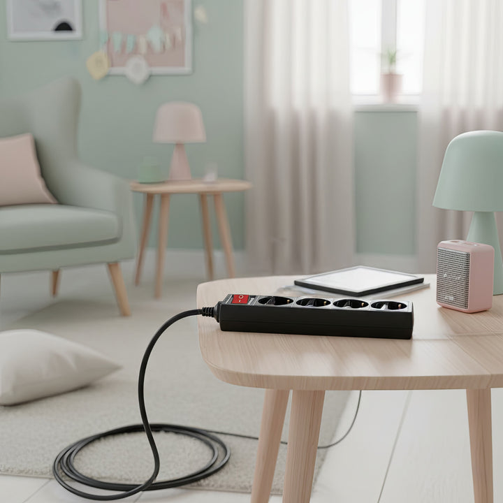 Extension extension cable 4 drawers 5 m German type Maclean MCE194G 3500