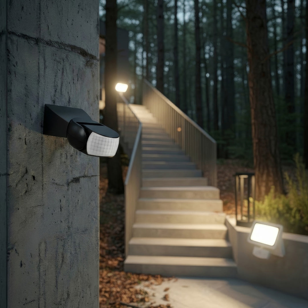Maclean MCE201 Infrared Motion Detector Sensor PIR LED Lighting Automatic Day Night 12m