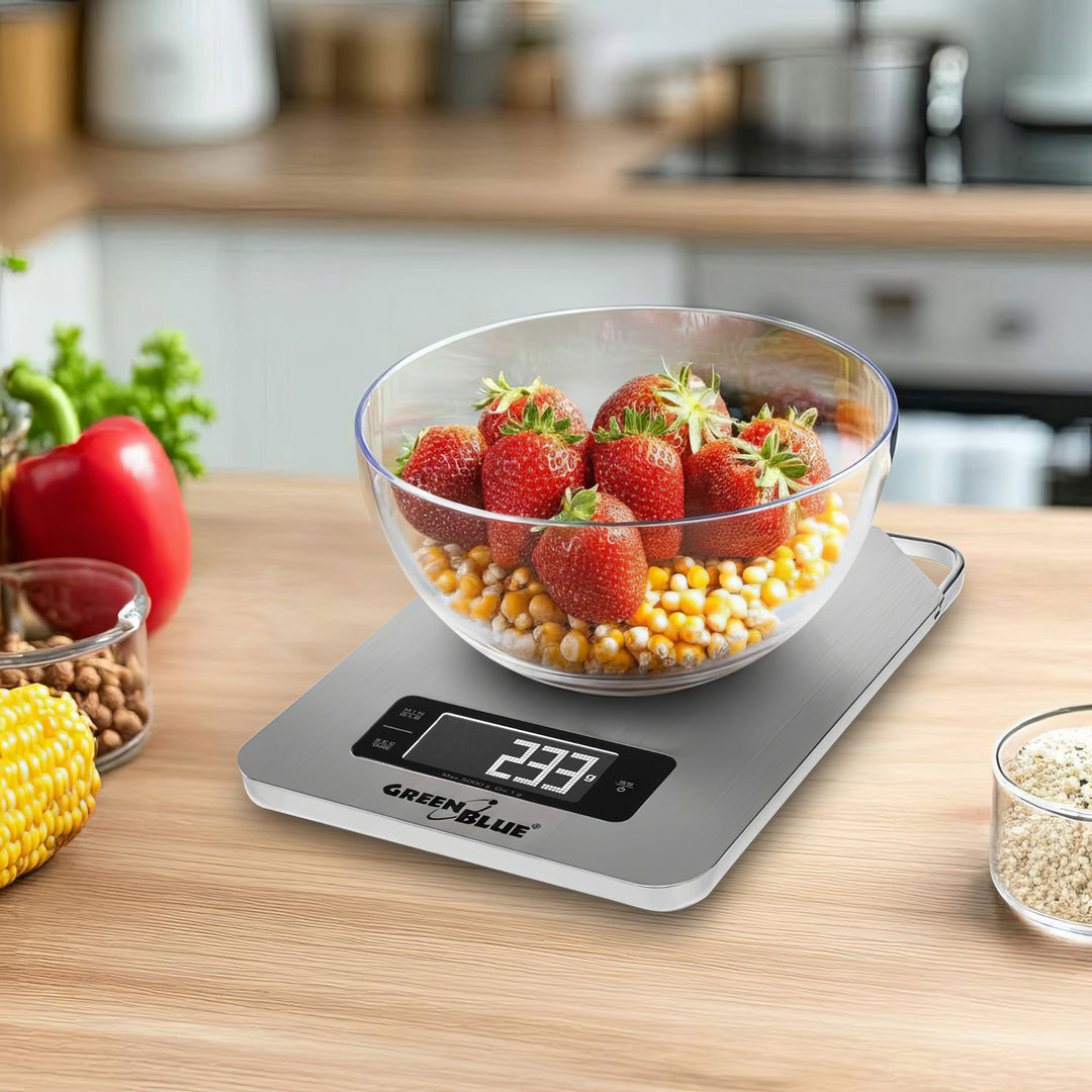 GreenBlue GB170 Electronic Kitchen Weighing Scale  Meals Timer Function