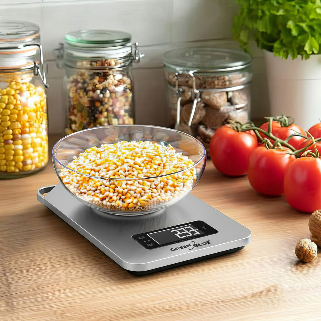 GreenBlue GB170 Electronic Kitchen Weighing Scale  Meals Timer Function