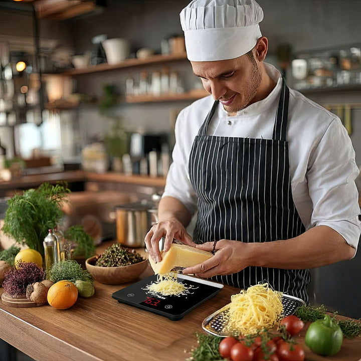 GreenBlue GB171 Digital Kitchen Scale Black  Meals Preparing