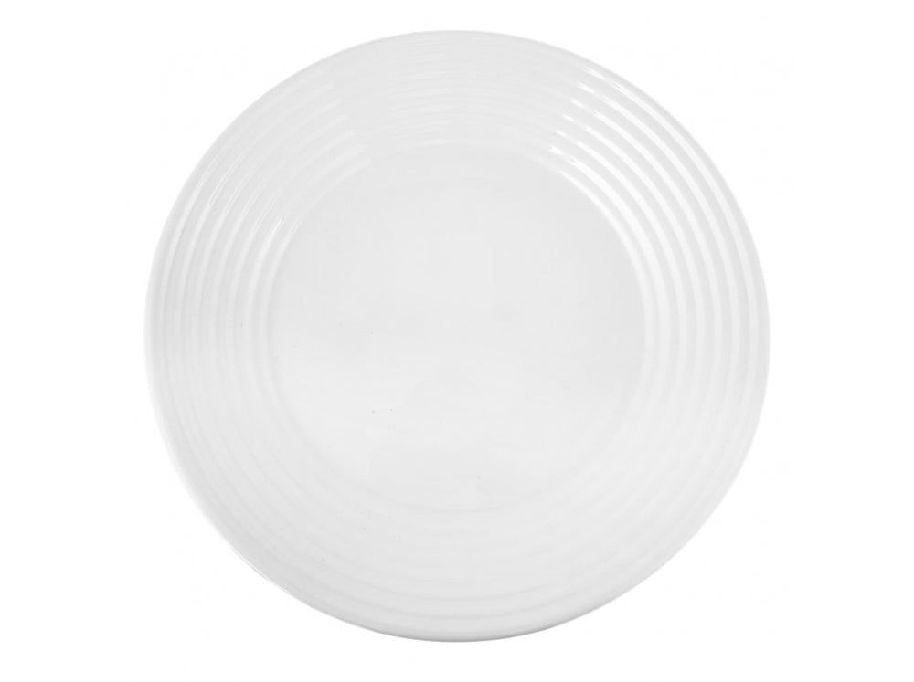Round Dinner Plate 25cm Luminarc Harena White Tableware