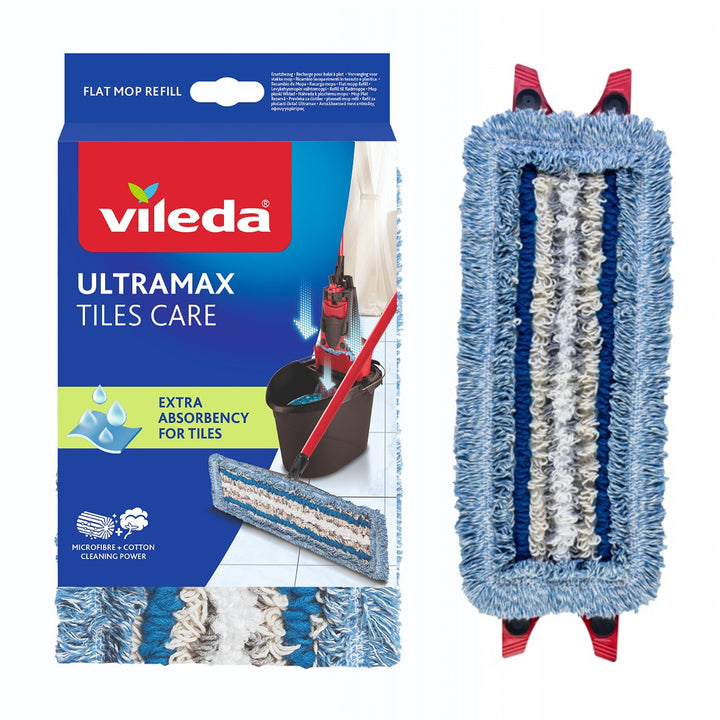 Vileda mop pad for cleaning tiles and PVC, Ultramax Tiles Care