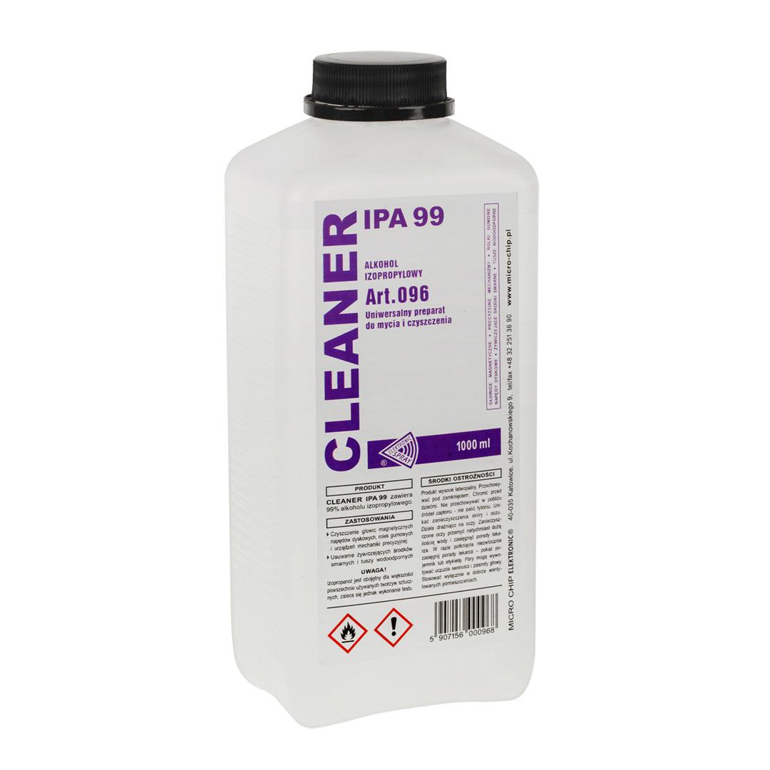 Isopropanol 99% for cleaning electronics 1000 ml Cleanser