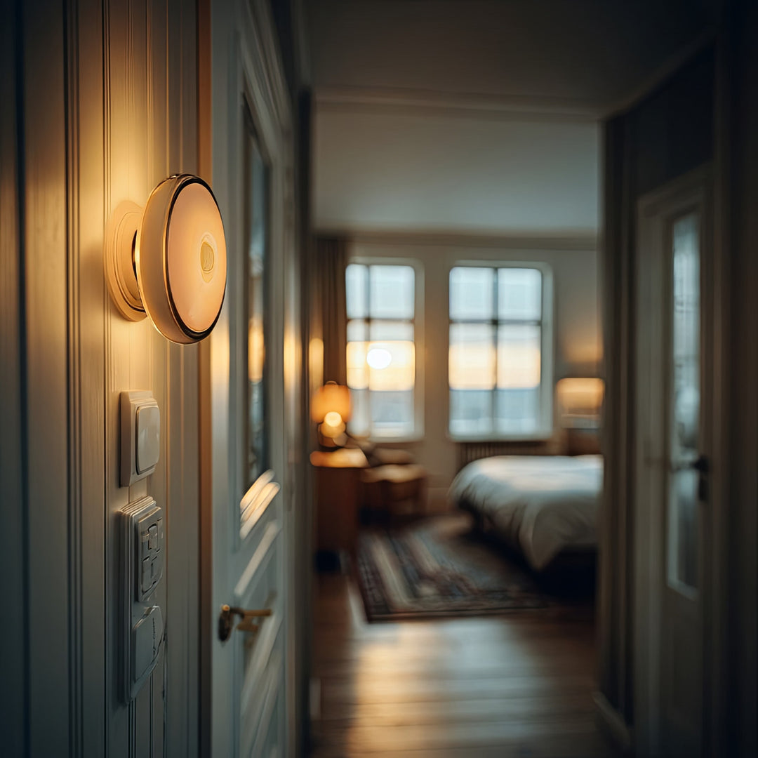 Maclean MCE223 Lamp Motion Sensor Wireless Battery Powered Dusk to Dawn 11 LED Warm Light Magnetic Wireless PIR