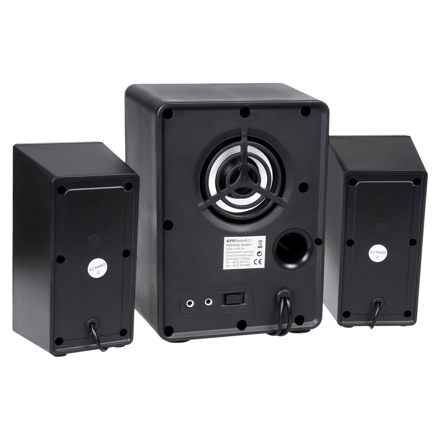 Audiocore AC910 Bluetooth 2.1 Speakers Stereo System Loudspeaker FM Radio, TF Card Input, AUX, USB-Powered