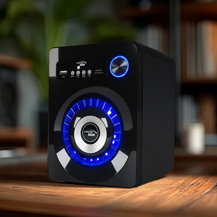 Audiocore AC910 Bluetooth 2.1 Cainteoirí Córas Steirió Callaire Raidió FM, Ionchur Cárta TF, AUX, USB-Powered