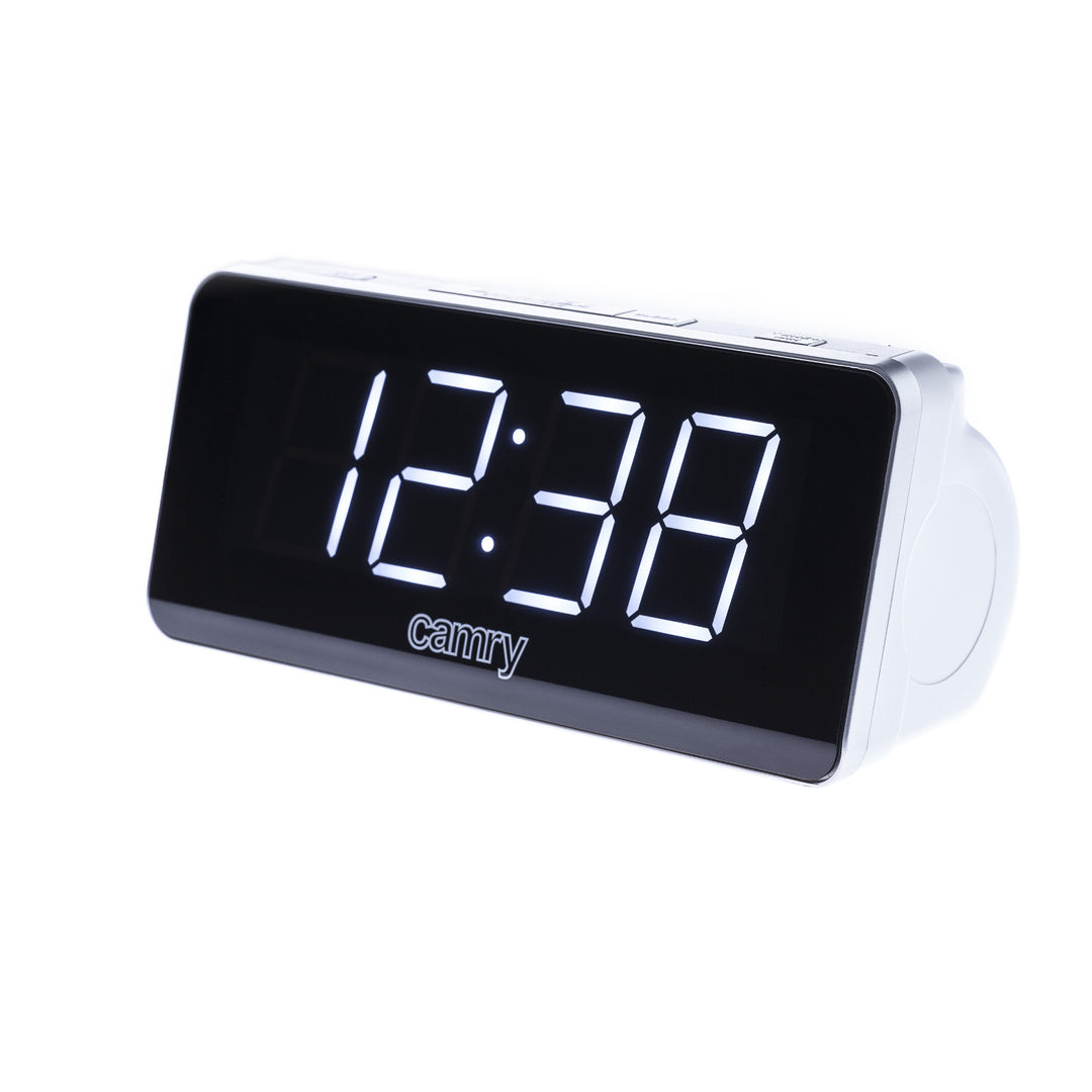 Camry CR 1156 radio alarm clock AM and FM frequency LED display