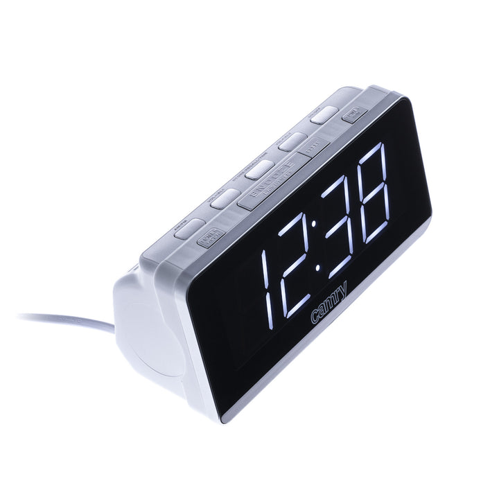 Camry CR 1156 radio alarm clock AM and FM frequency LED display