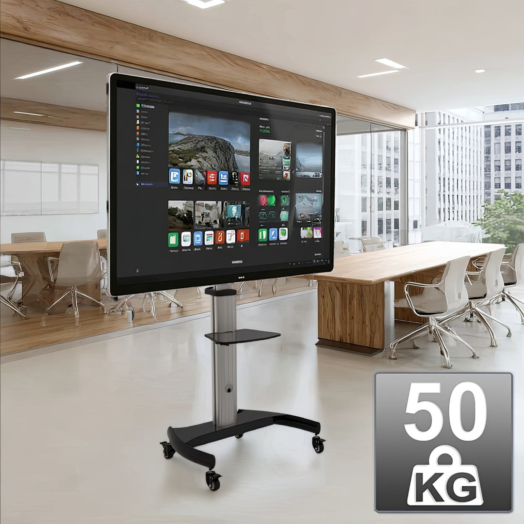 Maclean MC-801 Professional LCD TV LED OLED QLED Plasma TV Stand mounted on the stand max 70 "max. 50 kg max. VESA 600x400 Height adjustable