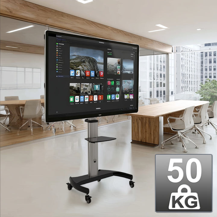 Maclean MC-801 Professional LCD TV LED OLED QLED Plasma TV Stand mounted on the stand max 70 "max. 50 kg max. VESA 600x400 Height adjustable
