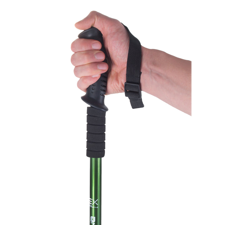 65–135 cm Telescopic Green Aluminum Nordic Walking Poles
