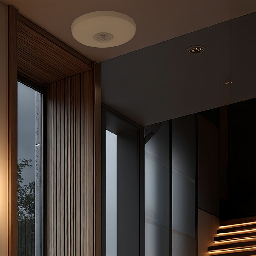 Maclean Energy MCE231 Infrared PIR Sensor Motion Detector Ceiling Mount LED Lighting 360°