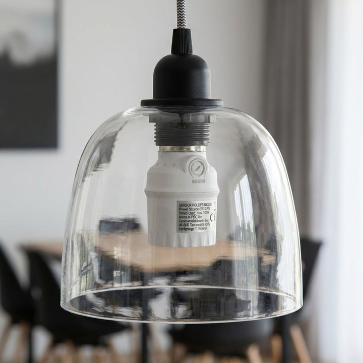 Maclean sound sensor bulb holder, E27 with sound sensor, max 100W, range 30dB - 90dB, MCE232