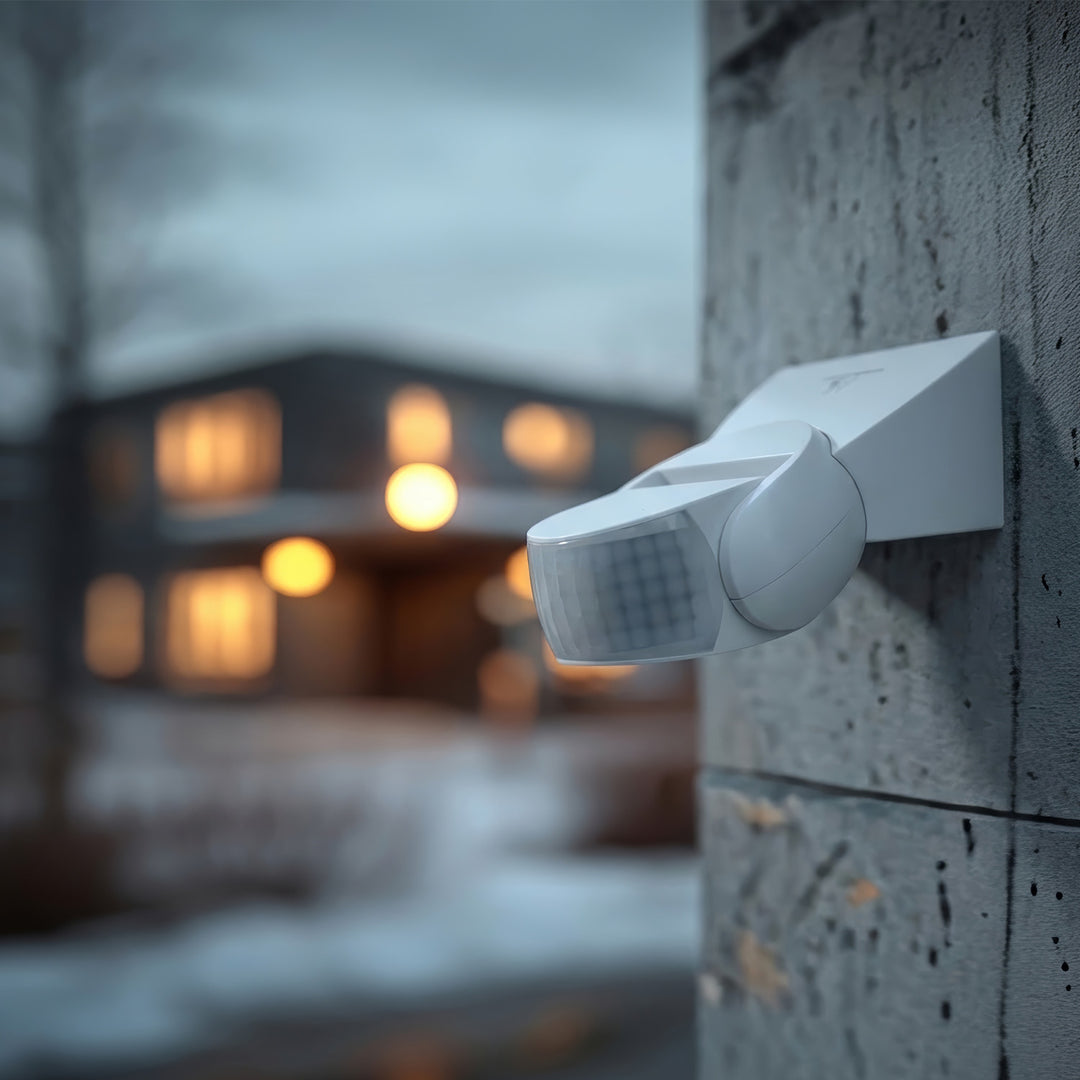 Maclean Energy MCE241 Infrared Motion Sensor with Remote Control IP65, max 800W (Incandescent), max 1200W (LED)