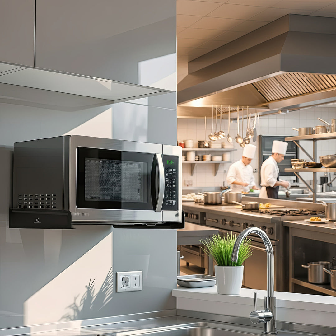 Maclean MC-807 Wall Mounting Handles Brackets Black Up to 35 kg