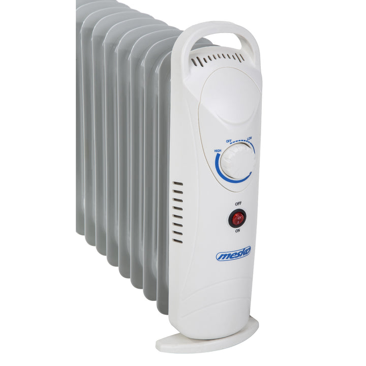 Mesko oil heater, 9 ribs, 1000W, temperature control, gray, MS 7805