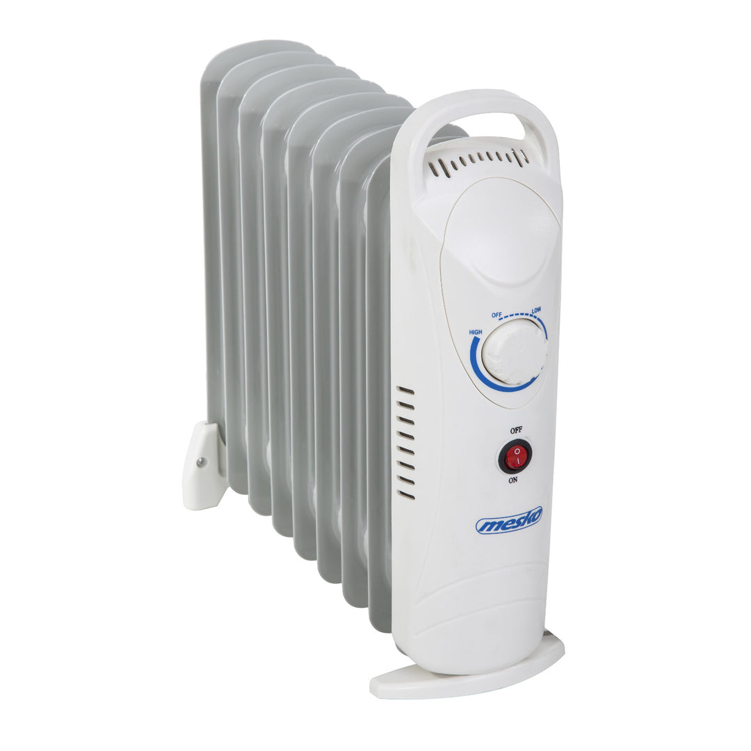 Mesko oil heater, 9 ribs, 1000W, temperature control, gray, MS 7805