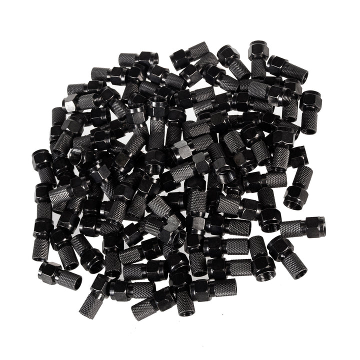 Maclean TV Systems MCTV-903 F Type Professional Satellite Connector 6.8mm RG5.9, RG6 black nickel with gasket