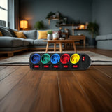 Maclean Energy MCE204M Power Strip Socket Extension Cord 5 Sockets with Switches 250VAC / 10A 1.5m Multi colour