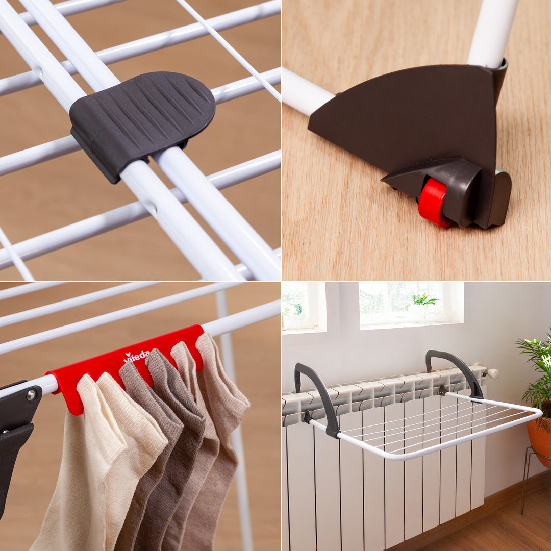 Vileda Premium 2in1 Winged And Radiator Clothes Dryer