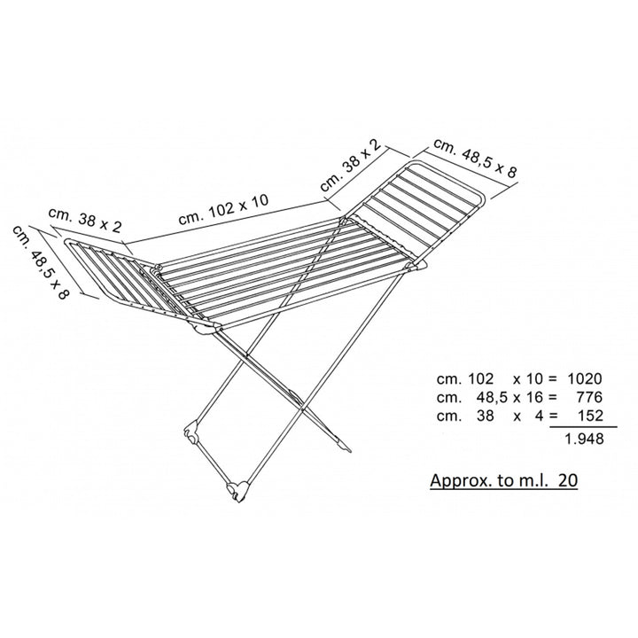 Vileda 100 washing machine, resistant to rust and harsh weather conditions