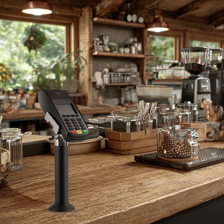 Maclean MC-847 Payment Terminal Card Holder Desk Table Mount Adjustable Universal Pole Tabletop Stand