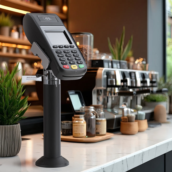 Maclean MC-847 Payment Terminal Card Holder Desk Table Mount Adjustable Universal Pole Tabletop Stand